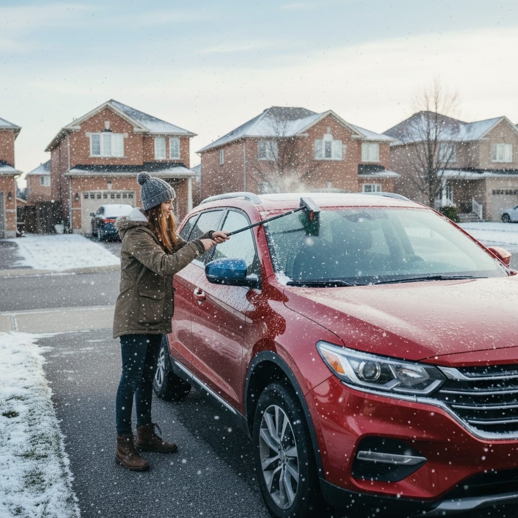 winter-commute-kemptville-ontario