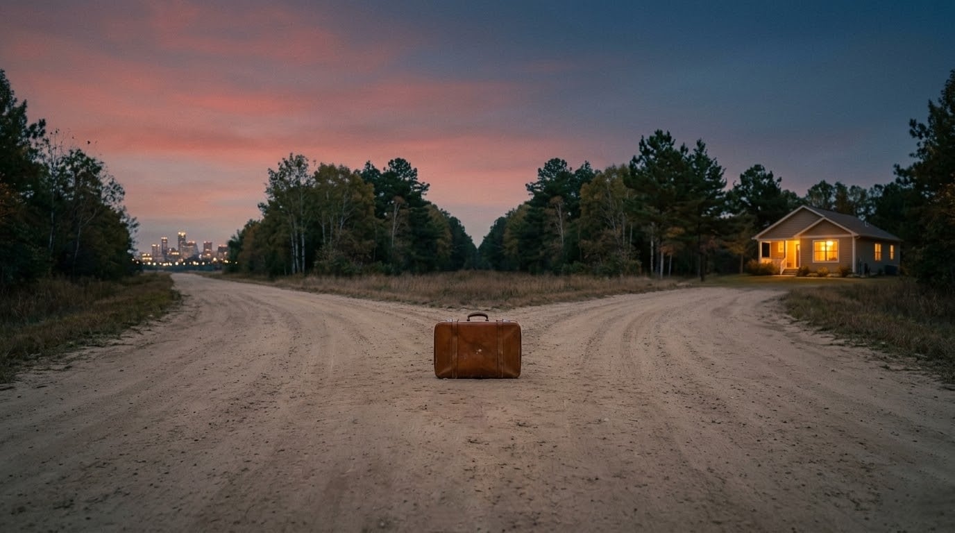 Suitcase-vintage-cross-roads-city-vs-house-rural-eastern-ontario-decision-real-estate