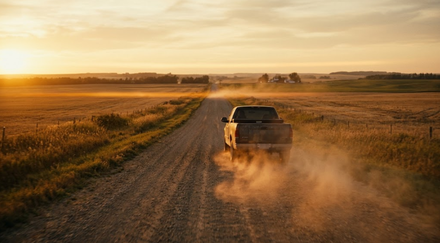 eastern- ontario-truck-country-road-golden-light