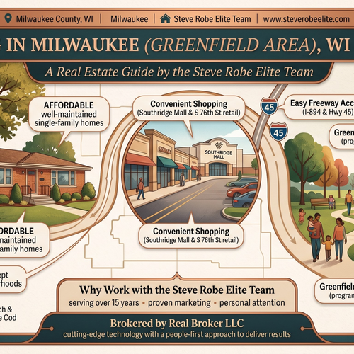 Living in Milwaukee (Greenfield Area), WI (53220): A Real Estate Guide by the Steve Robe Elite Team