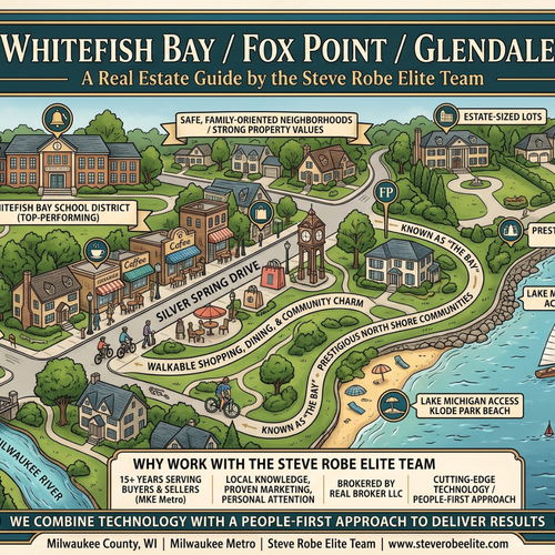 Living in Whitefish Bay / Fox Point / Glendale, WI (53217): A Real Estate Guide by the Steve Robe Elite Team