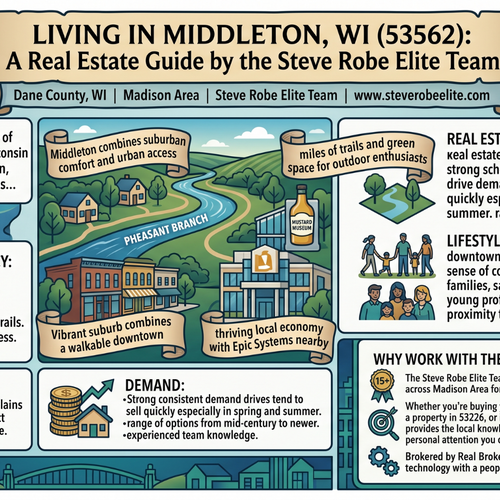 Living in Middleton, WI (53562): A Real Estate Guide by the Steve Robe Elite Team