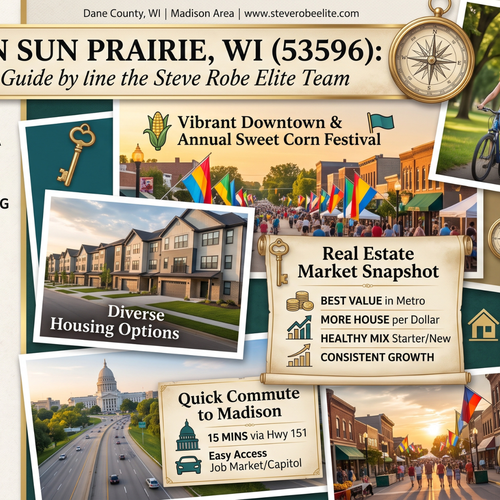 Living in Sun Prairie, WI (53596): A Real Estate Guide by the Steve Robe Elite Team