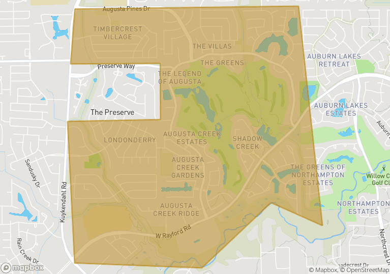 Augusta Pines, Spring Houston Premium Homes
