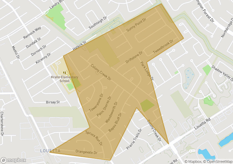 Colony Creek Village, Spring Houston Premium Homes