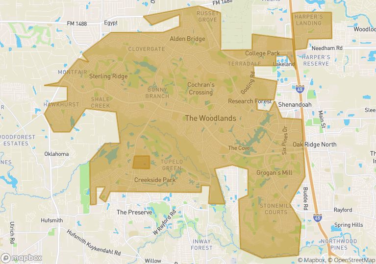 About The Woodlands, Texas Local Information Real Estate Market Data