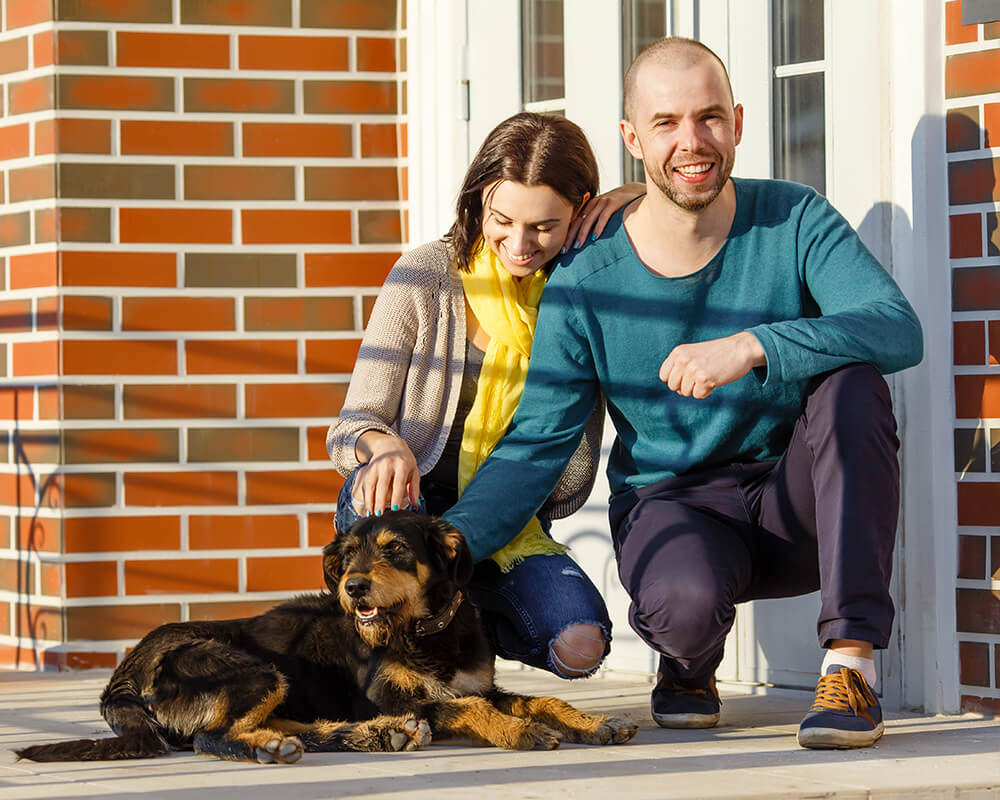 Young couple man and woman