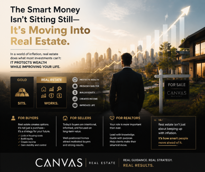 The Smart Money Isn’t Sitting Still  It’s Moving Into Real Estate