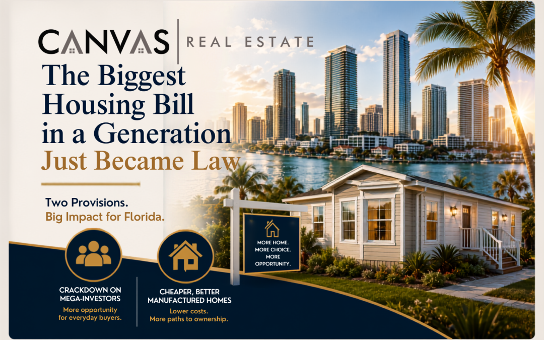 The Biggest Housing Bill in a Generation Just Became Law and Two Provisions Could Hit Florida Harder Than Anywhere Else