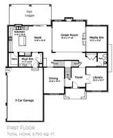 RidgewoodColonial 3 card garage1a