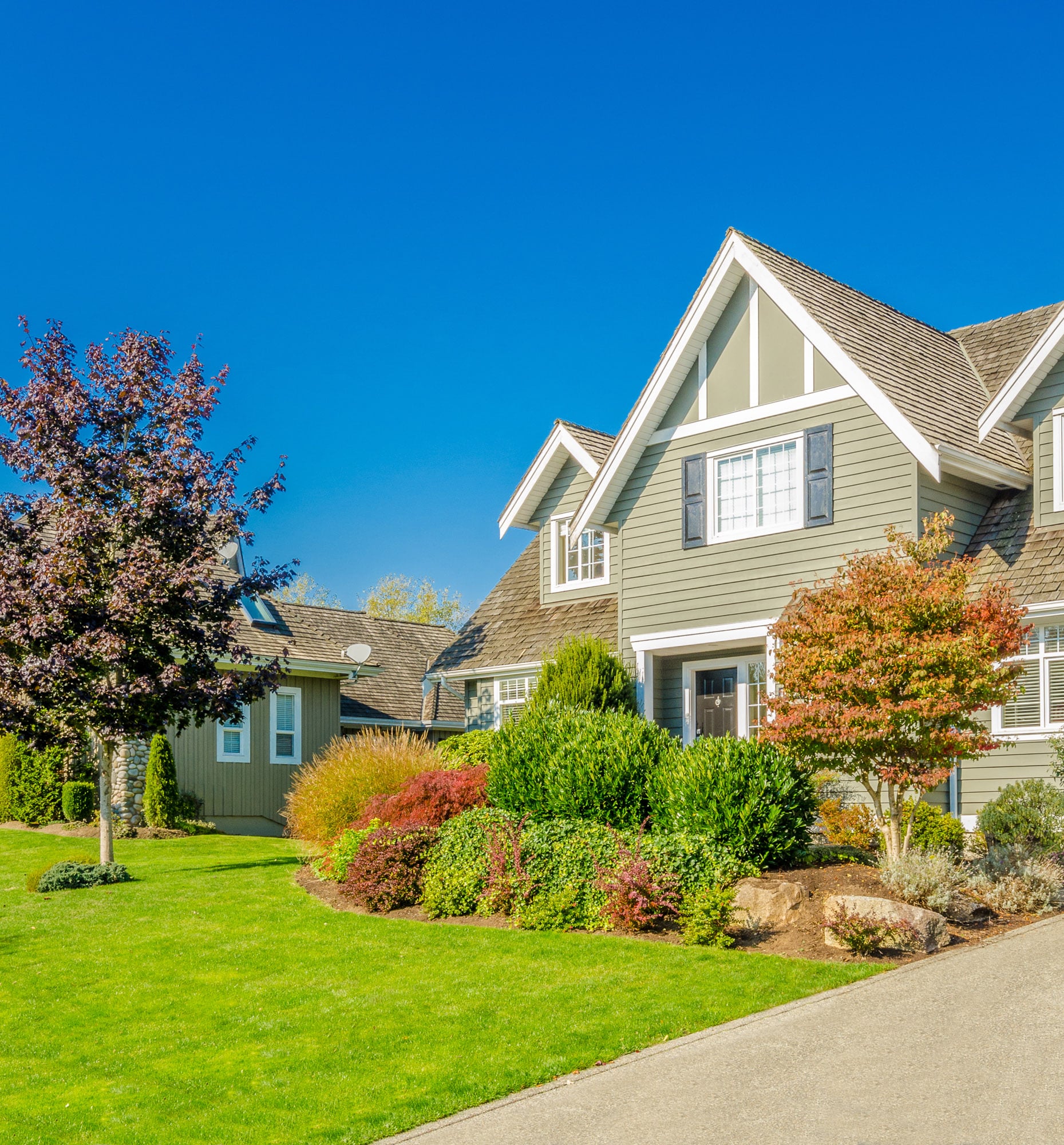 Luxury,House,At,Sunny,Day,In,Vancouver,,Canada.
