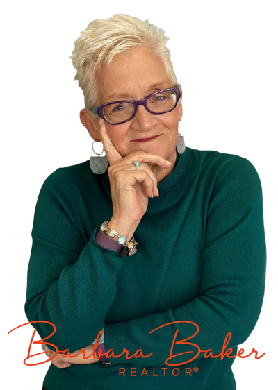 Picture of Barbra Baker with Text