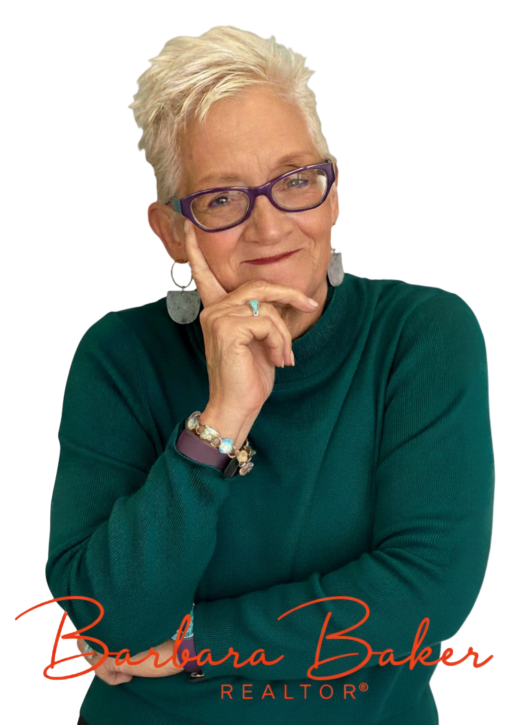 Picture of Barbra Baker with Text