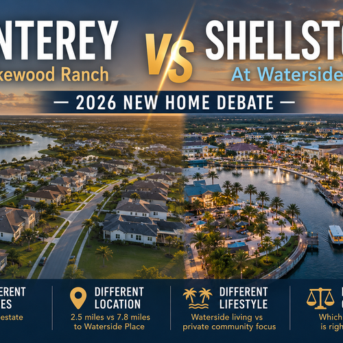 MONTEREY At Lakewood Ranch vs SHELLSTONE At Waterside FL — 2026 New Home Debate