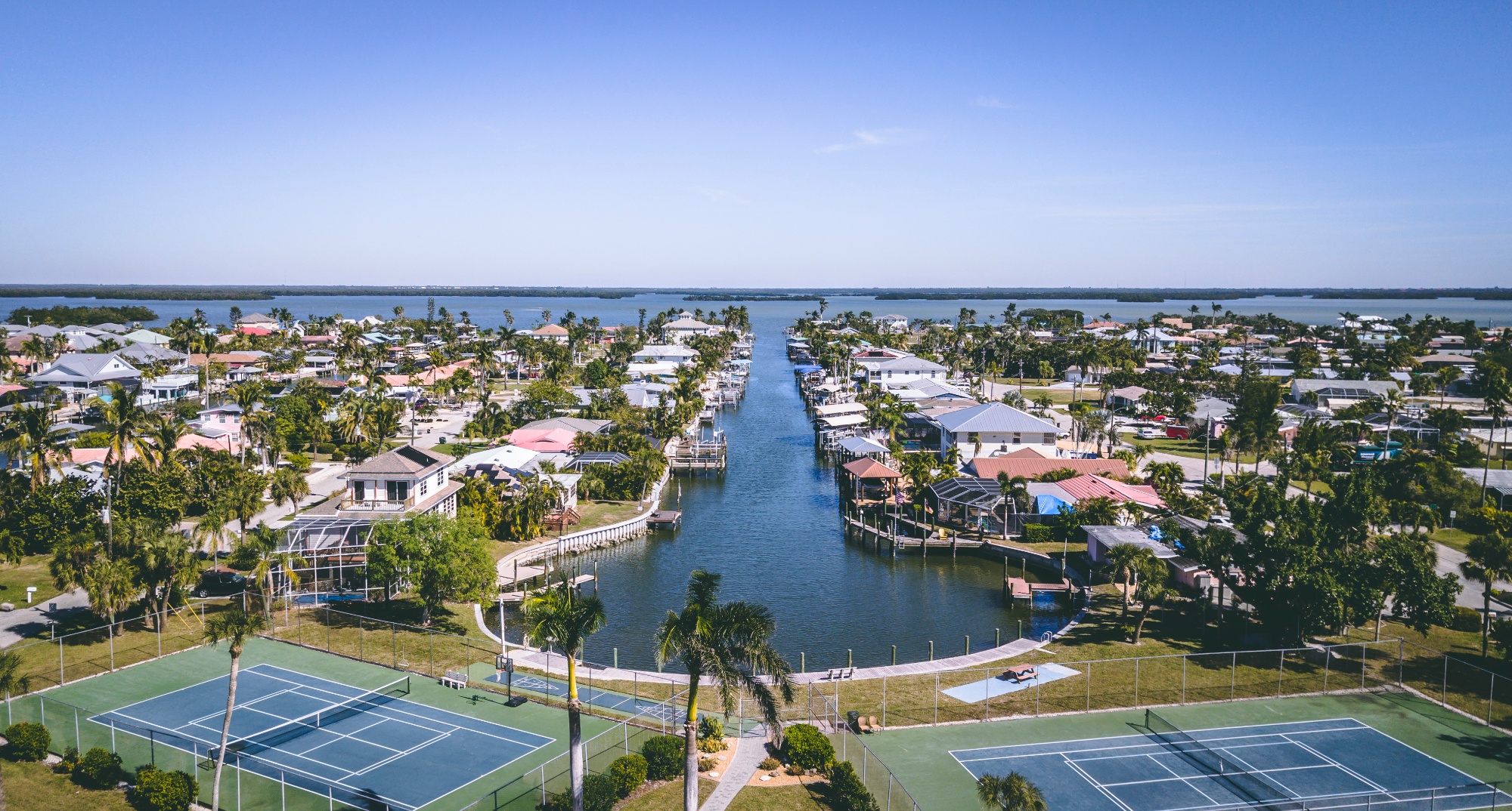 Fort Myers River Apartments (drone shot)
