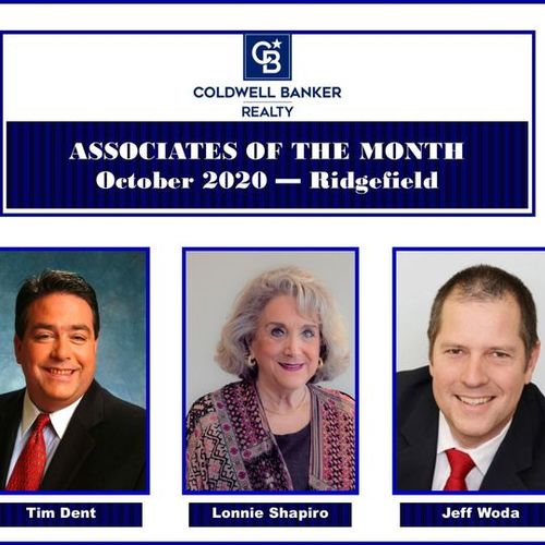 Honored to be recognized as a top Ridgefield agent for October!