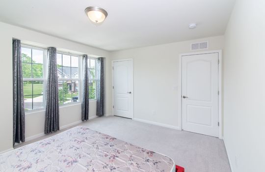 image shows an unfurnished bedroom