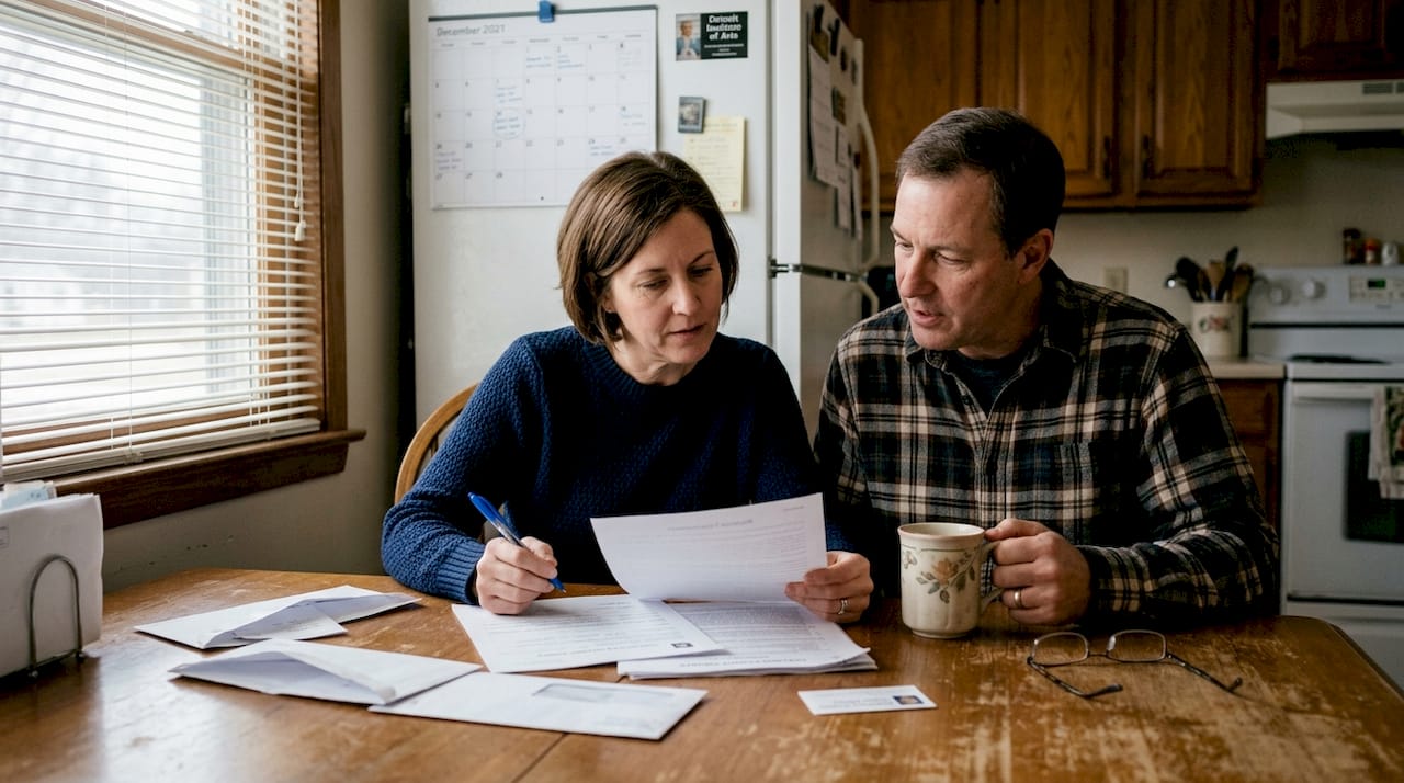 oakland-county-couple-reviewing-estate-planning-real-estate-documents-farmington-hills-michigan