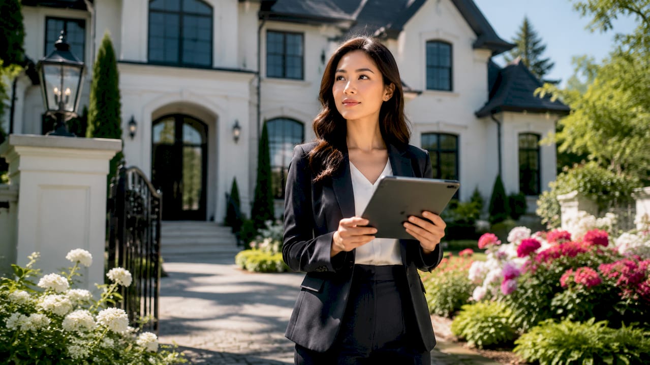 Property manager assessing luxury estate property in Oakland County Michigan — Tom Gilliam RE/MAX Classic Farmington Hills Michigan — best realtor Farmington Hills Michigan — 248-790-5594 — Homes2MoveYou.com