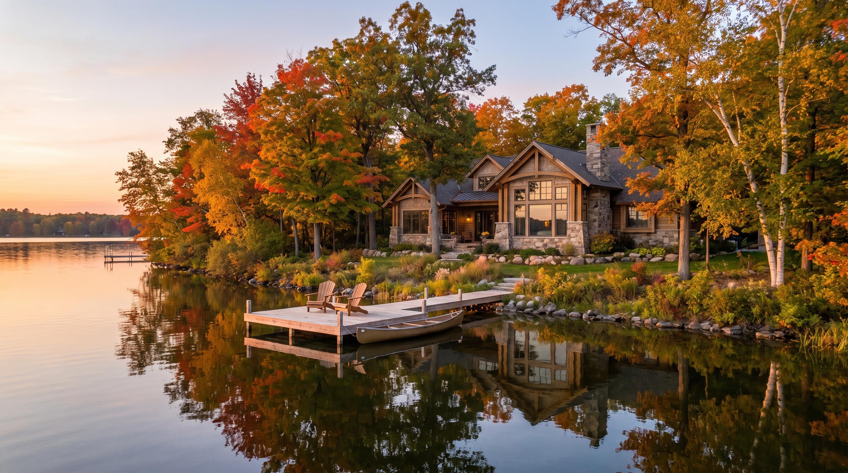 Lakefront property near Walnut Lake Oakland County Michigan