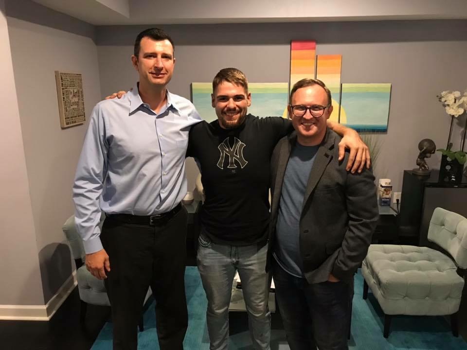 Anthony with clients 005