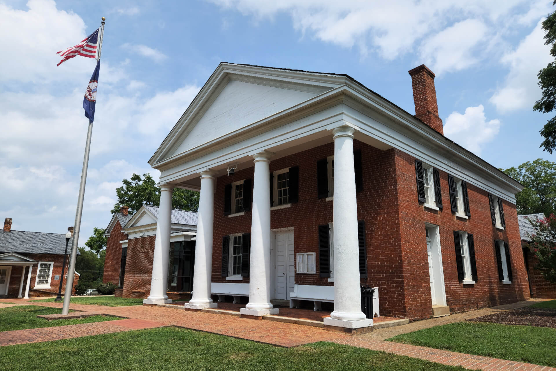 Historic courthouse in Goochland County, Virginia