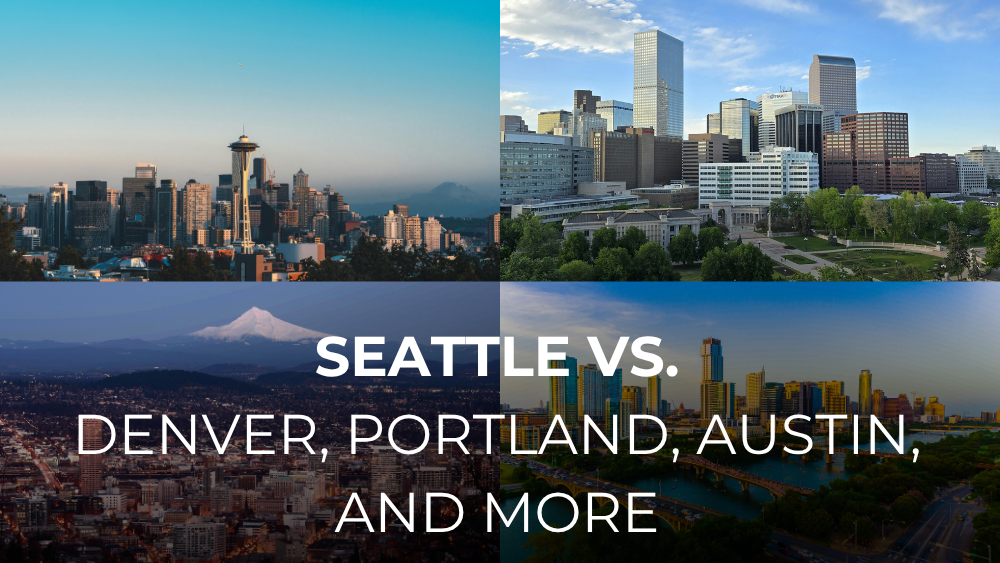 Seattle vs. Denver, Portland, Austin, and More