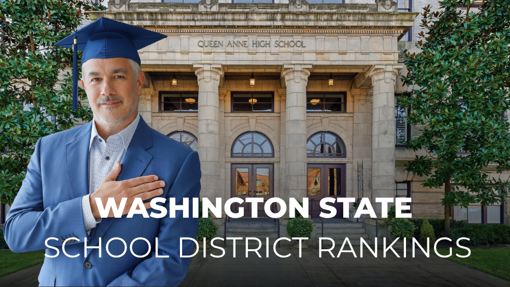 Washington State school district rankings for 2026 — top districts compared, what the rankings actually measure, and how to verify school assignment before you buy a home.