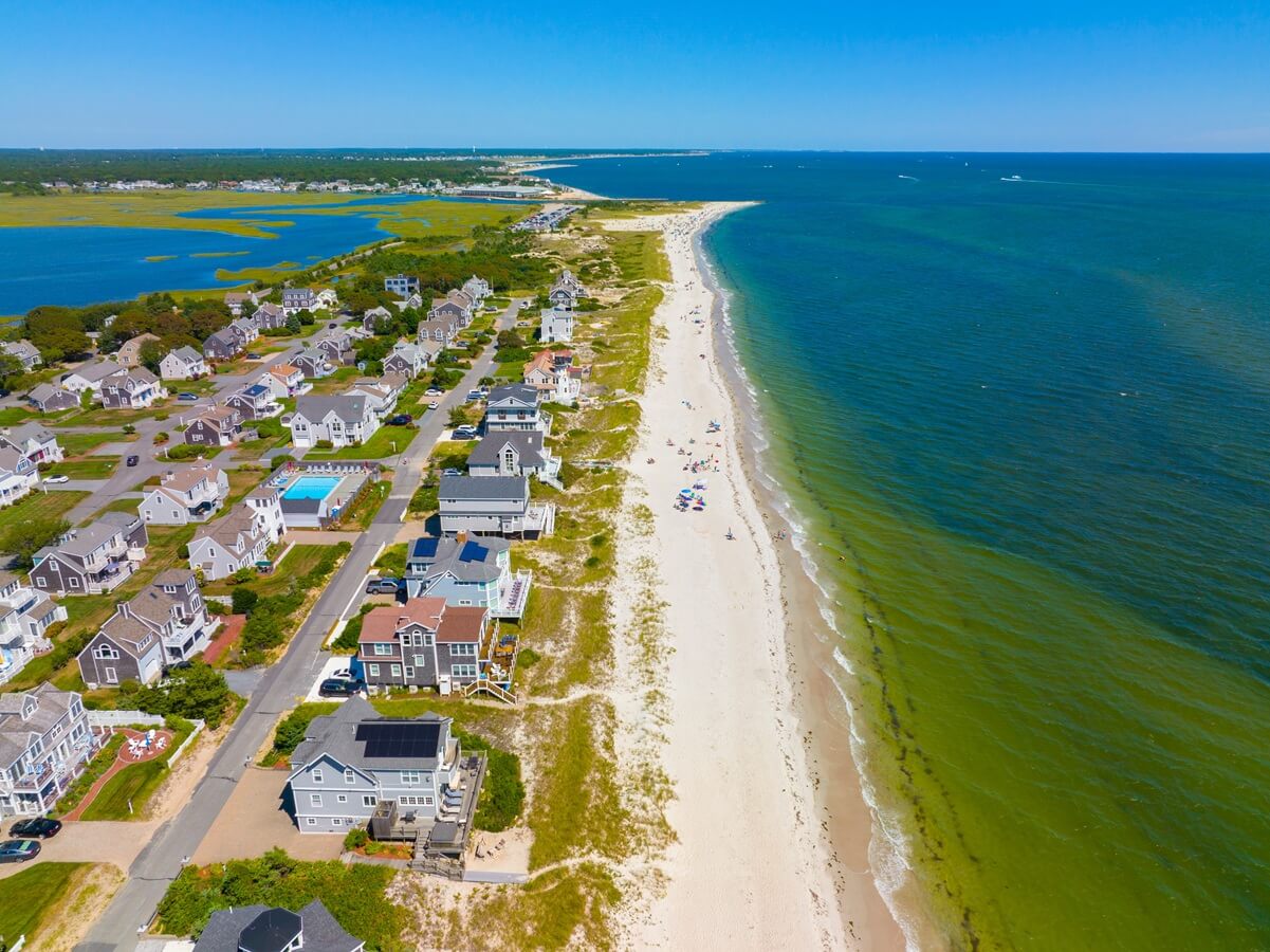 Seagull Beach aerial view