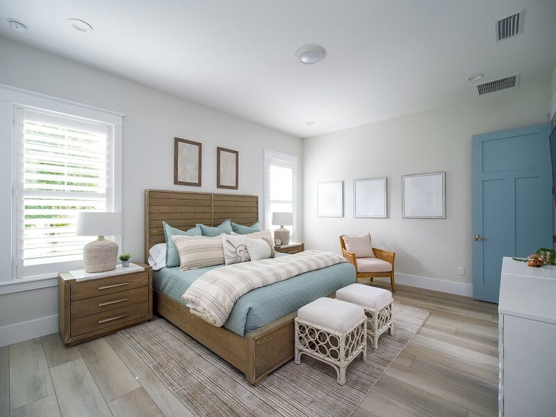 New luxury home beautiful bedroom