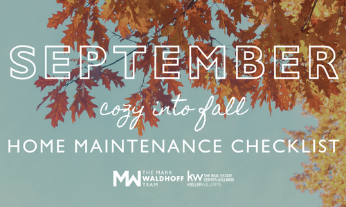 Cozy into Fall- Home Maintenance Checklist