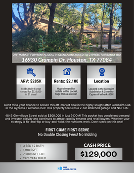 Flyer -16930 Grampin Dr