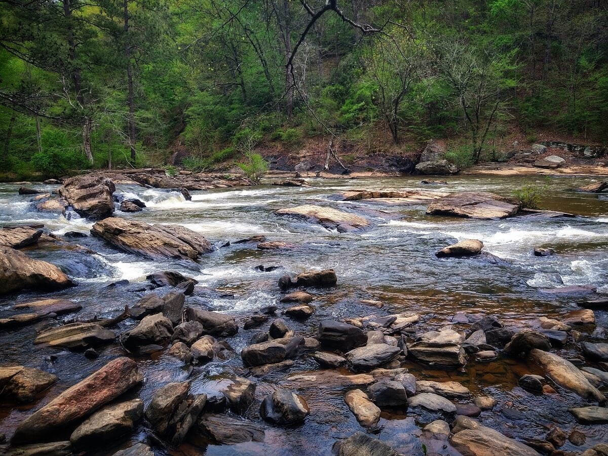 Sweetwater Creek Flowing Inside Sweetwater State Park