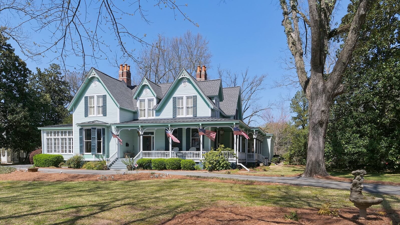 View of the beautiful Historic Queen Anne Style House