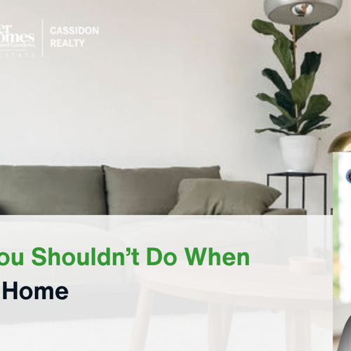 Things You Shouldn't Do When Buying a Home