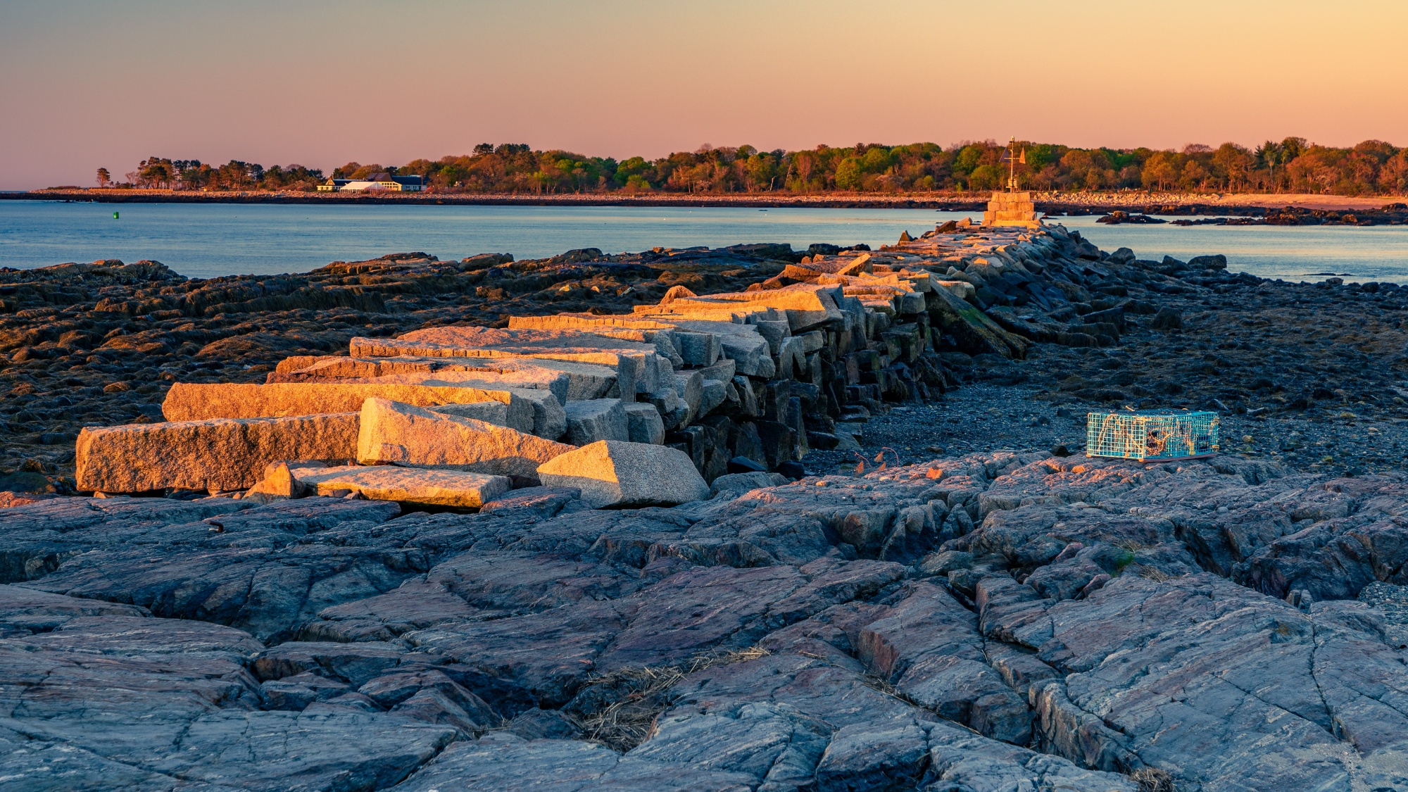 New Hampshire New Castle Jaffery Point sunrise