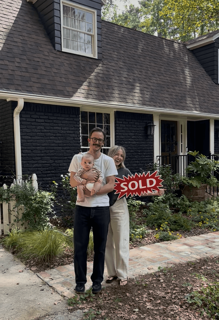 Couple with baby just buy a a home