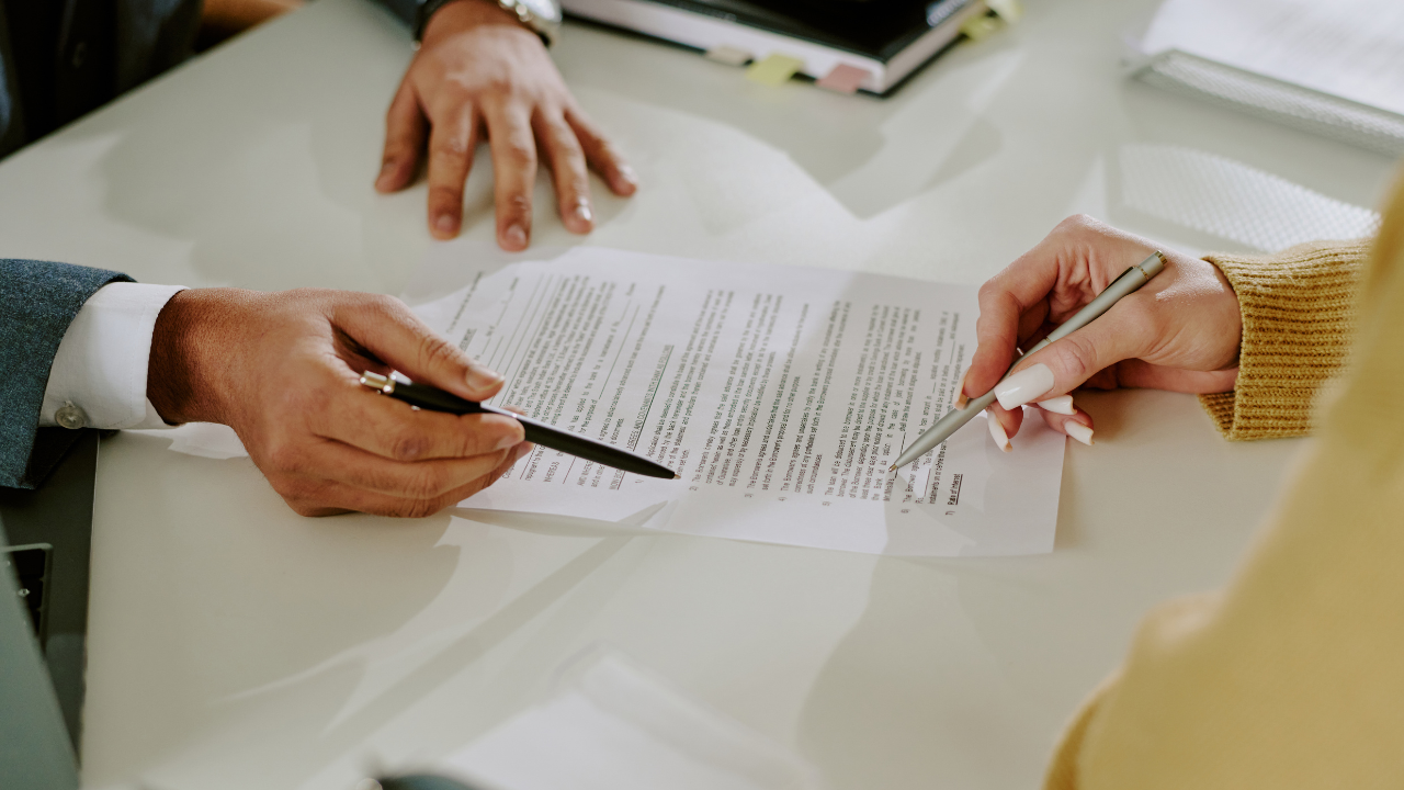 Reviewing and annotating a Letter of Intent, the document where the key terms of a Miami commercial lease are actually set 
