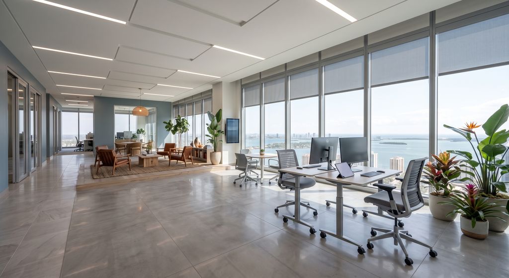 Completed Miami commercial office buildout