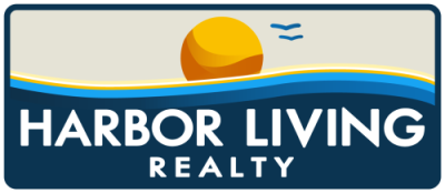 RECTANGLE HARBOR LIVING STICKER