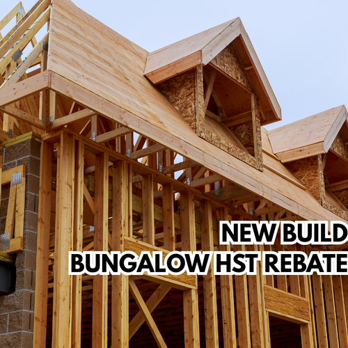 New Ontario HST Rebate for New Build Bungalows