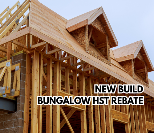 New Ontario HST Rebate for New Build Bungalows