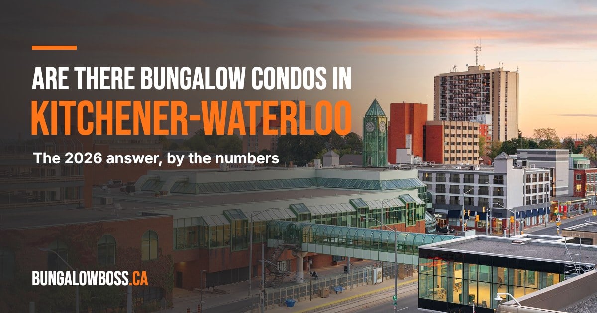Bungalow condos in Kitchener-Waterloo, Ontario - BungalowBoss.ca