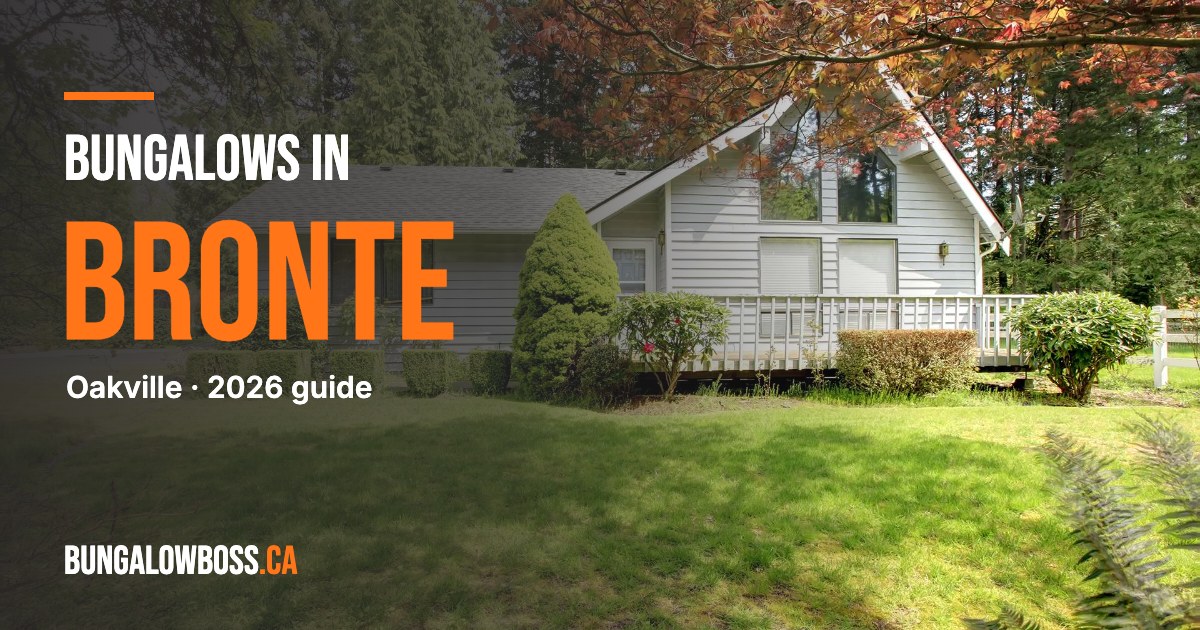 Bungalows in Bronte, Oakville, Ontario - BungalowBoss.ca