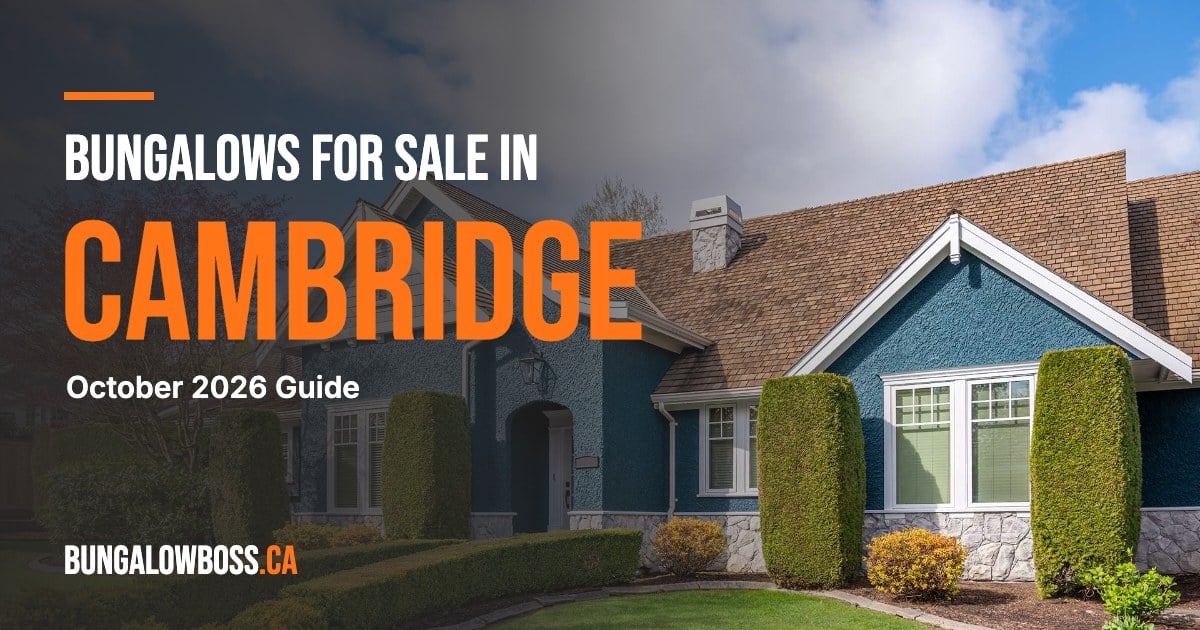 Bungalows for sale in Cambridge, Ontario - BungalowBoss.ca
