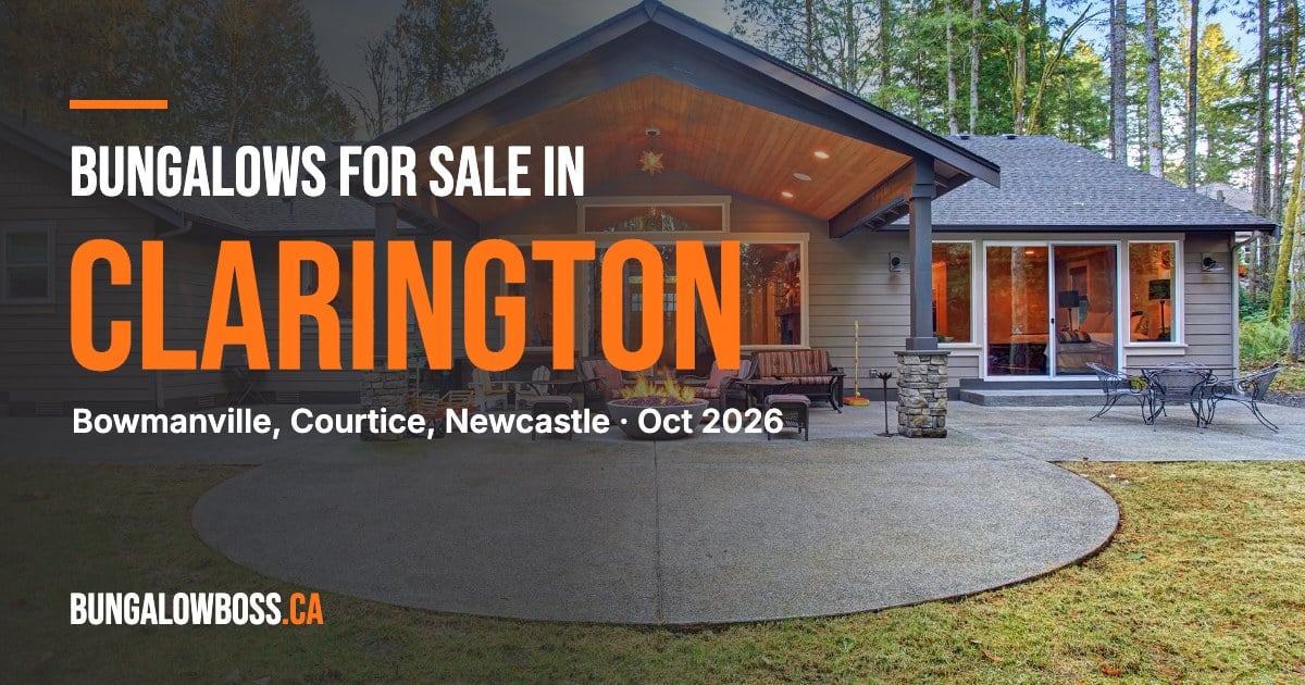 Bungalows for sale in Clarington, Ontario - BungalowBoss.ca