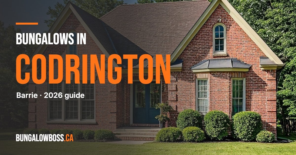 Bungalows in Codrington, Barrie, Ontario - BungalowBoss.ca