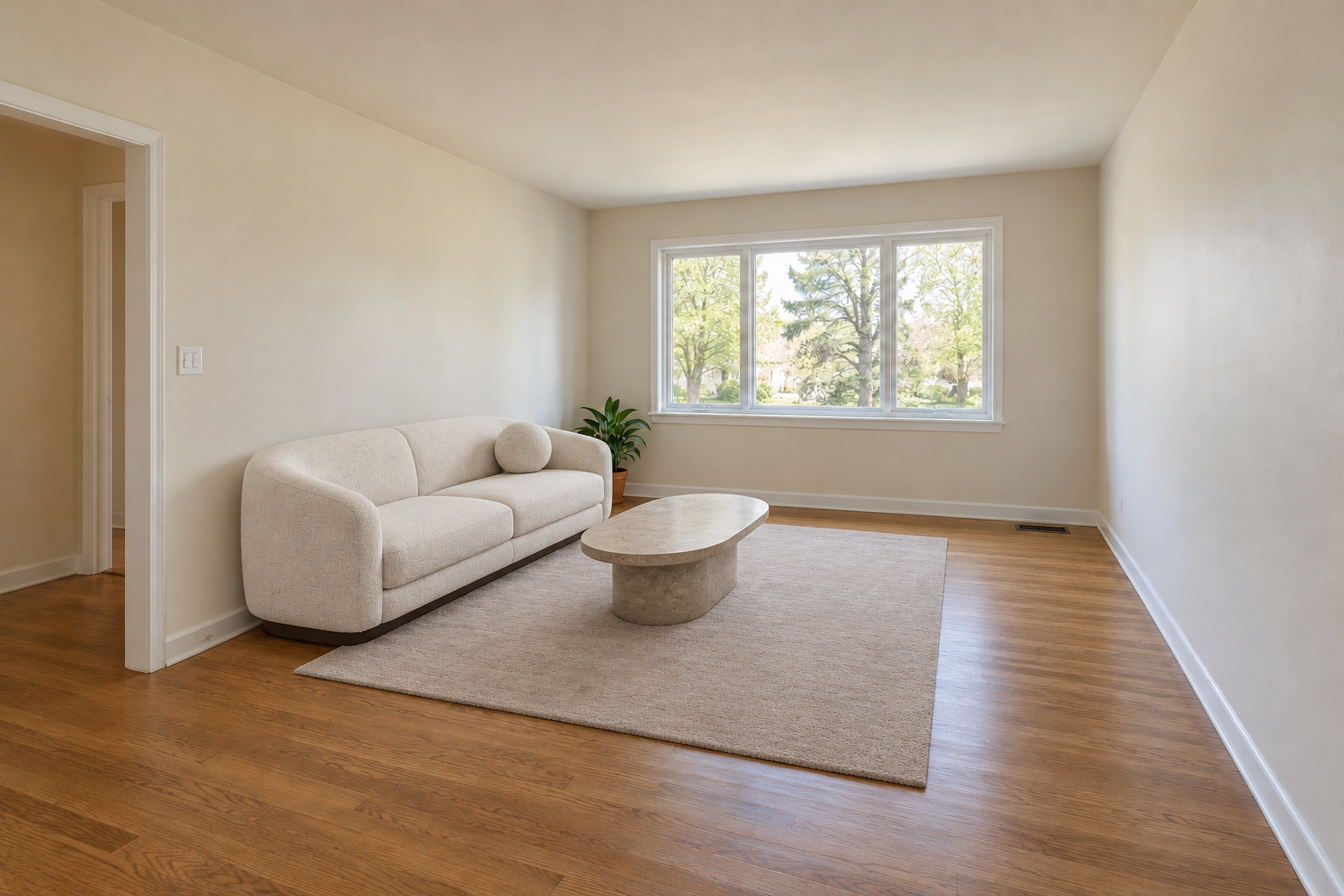 Contemporary Luxury AI-generated staging example