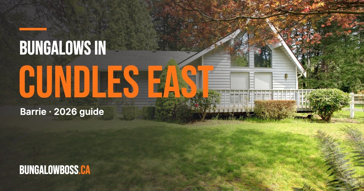 Bungalows in Cundles East, Barrie, Ontario - BungalowBoss.ca