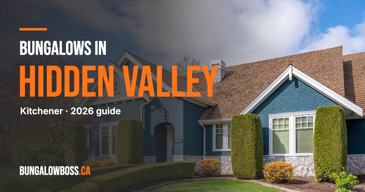 Bungalows in Hidden Valley, Kitchener, Ontario - BungalowBoss.ca